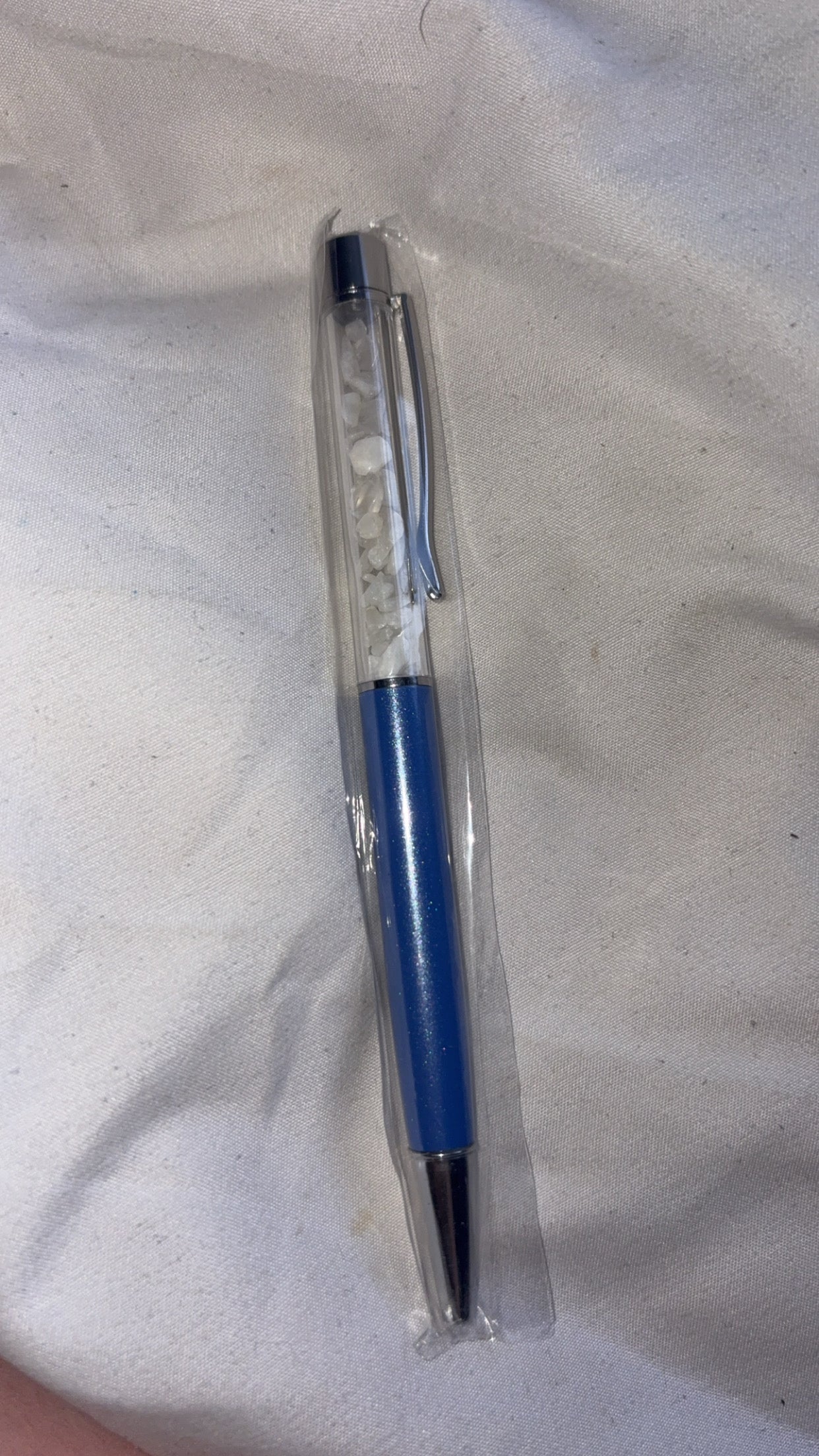 Crystal Chip Pens • Blue