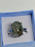 Moss Agate Ring