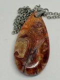 Crazy Lace Agate Pendant