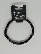 Black Rutilated Quartz Soft Bangle