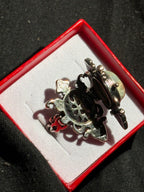 Agate Locket Ring