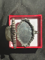 Labradorite Vintage Style Locket Ring