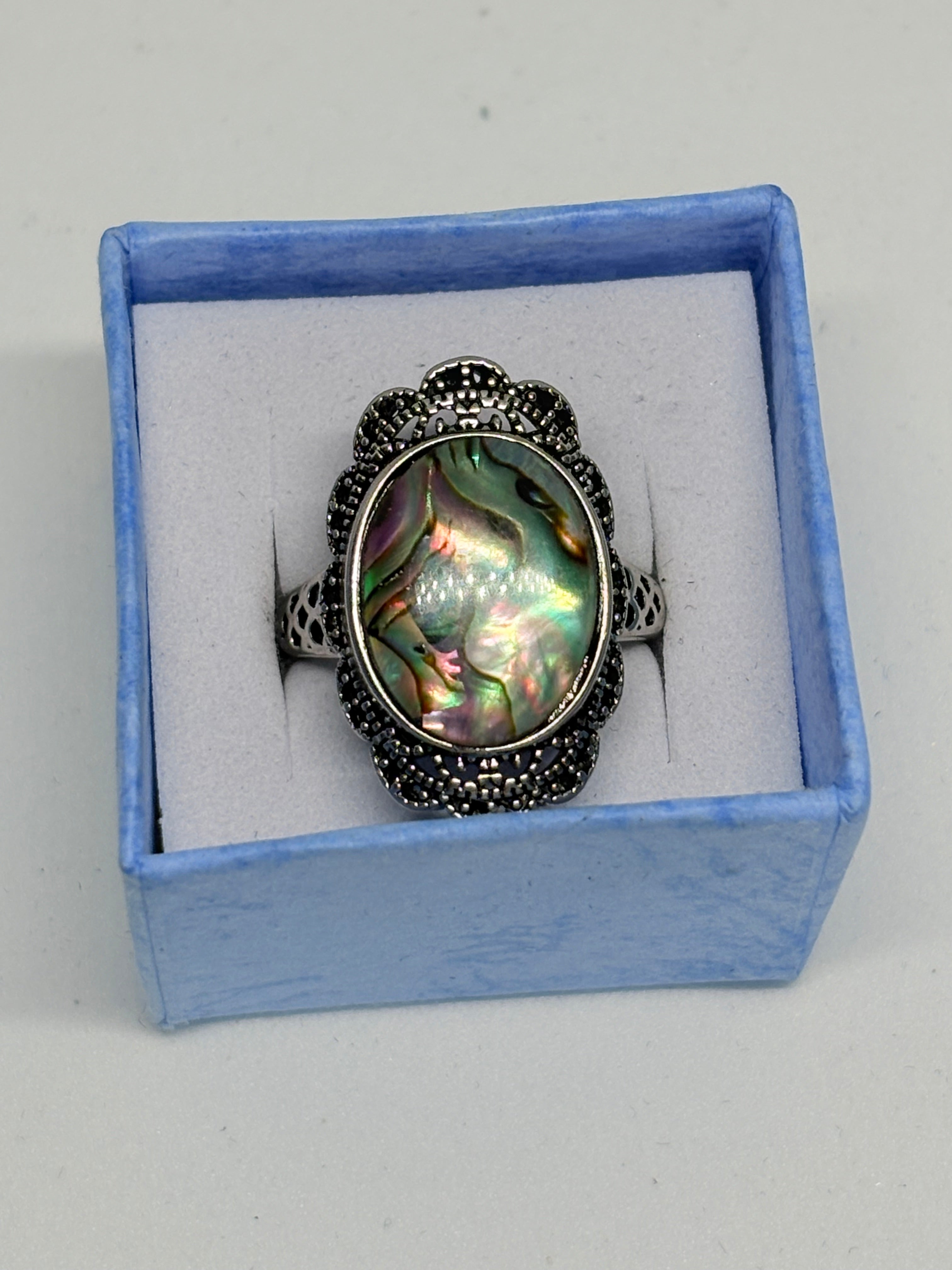 Abalone Shell Ring