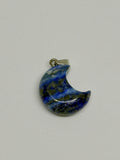 Lapis Lazuli Moon Pendant