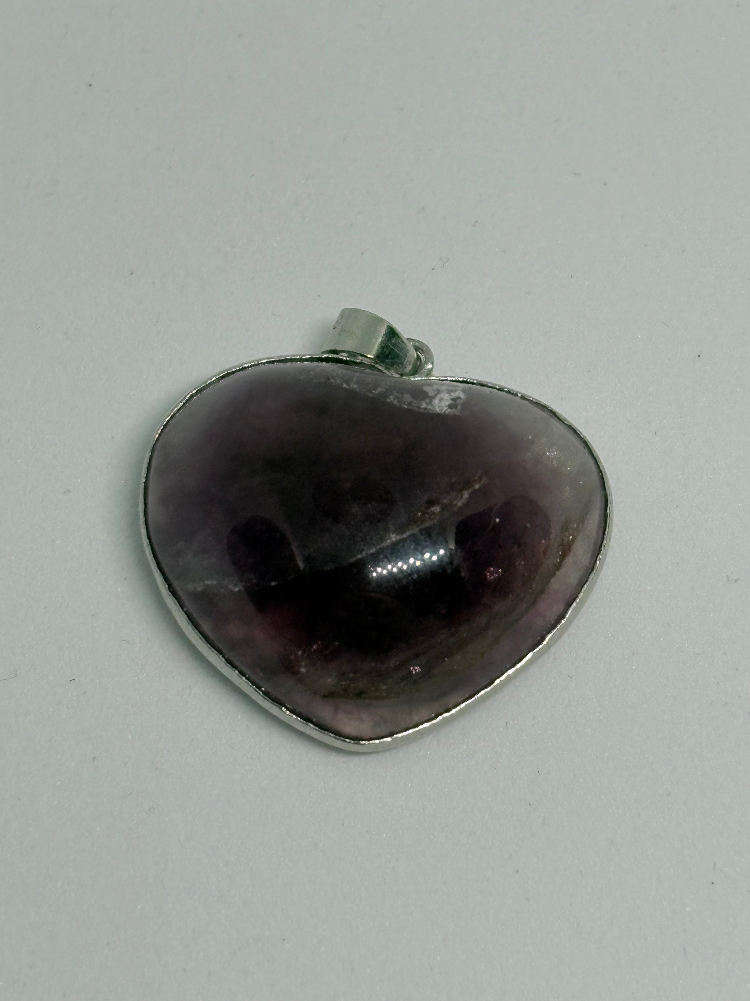 Fluorite Heart Pendant