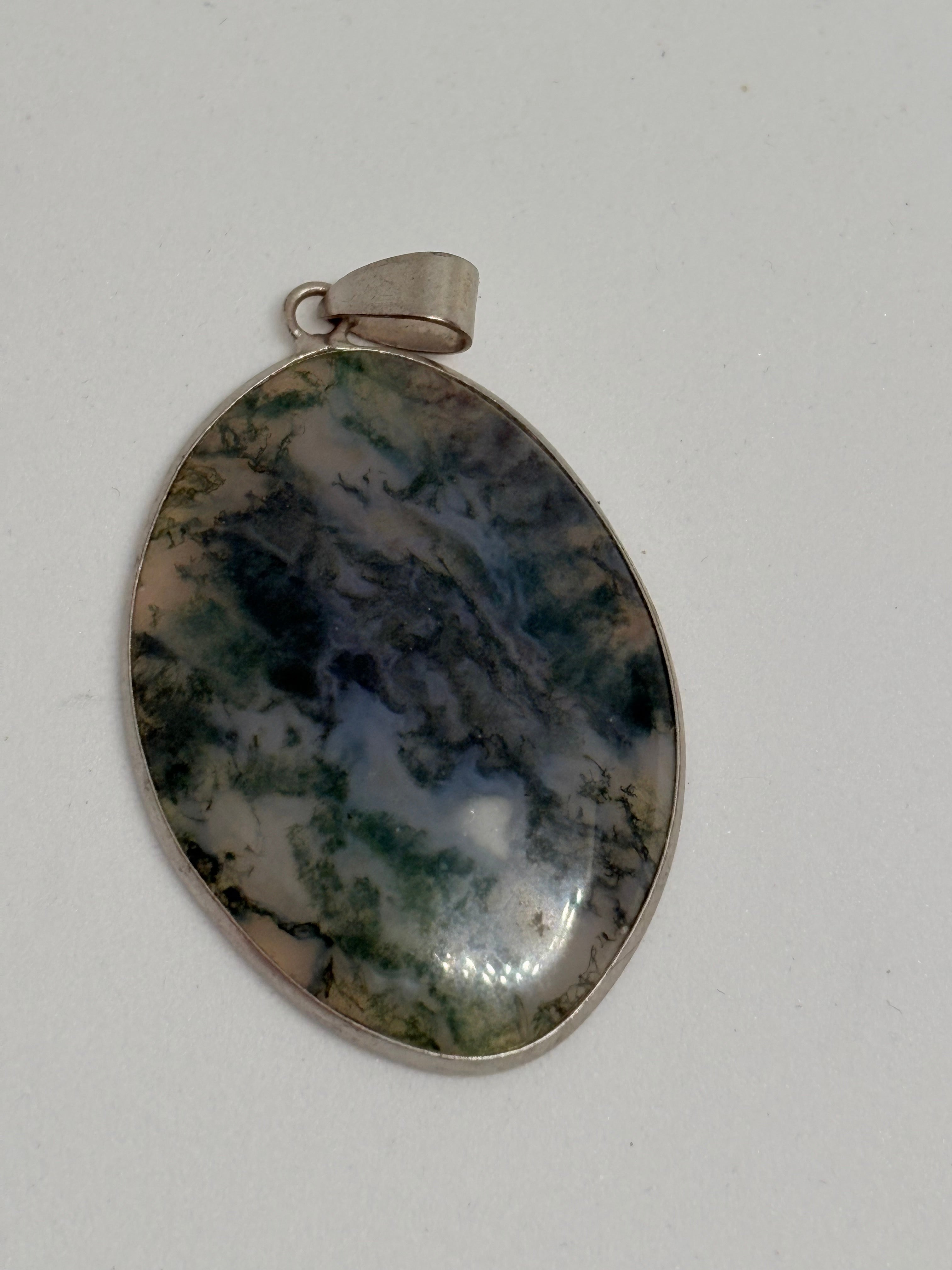 Moss Agate Pendant