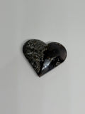 Volcano Agate Heart