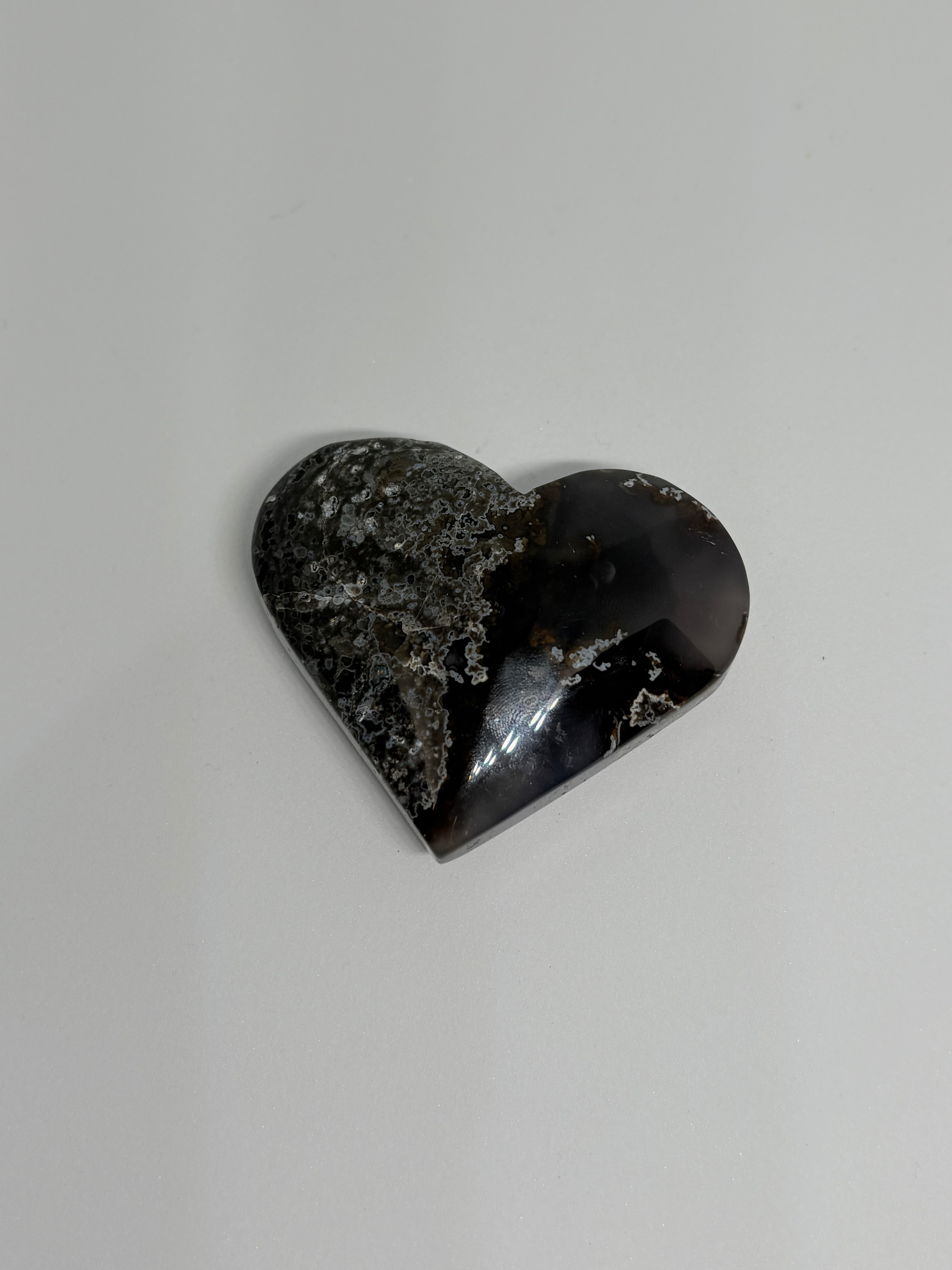 Volcano Agate Heart