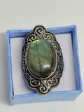 Vintage Style Labradorite Ring