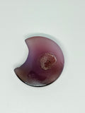 Jelly Agate Moon With Druze