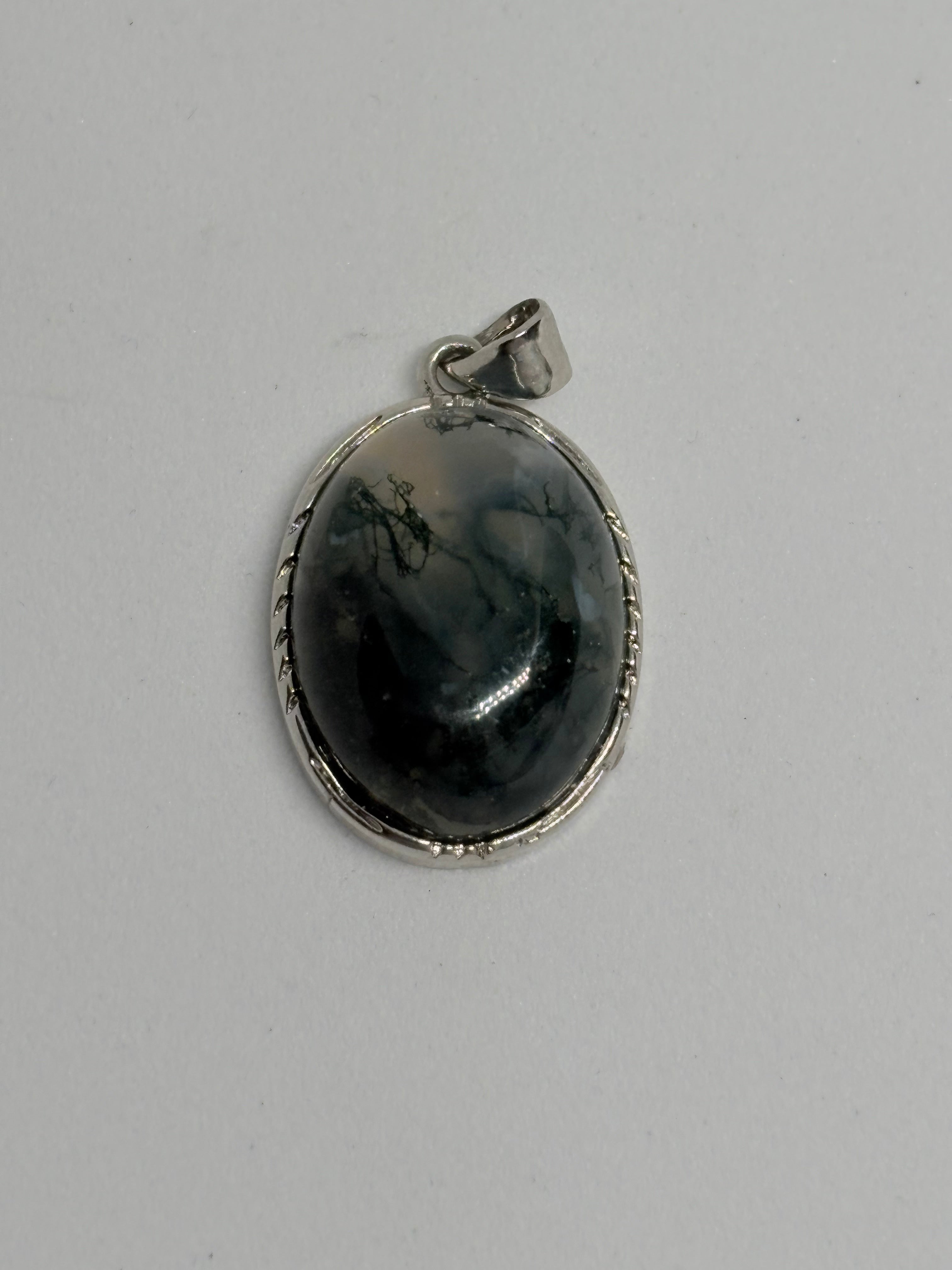 Moss Agate Pendant
