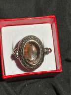 Garden Quartz Locket Ring