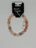Peach Agate Bracelet
