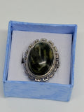 Green Agate Ring