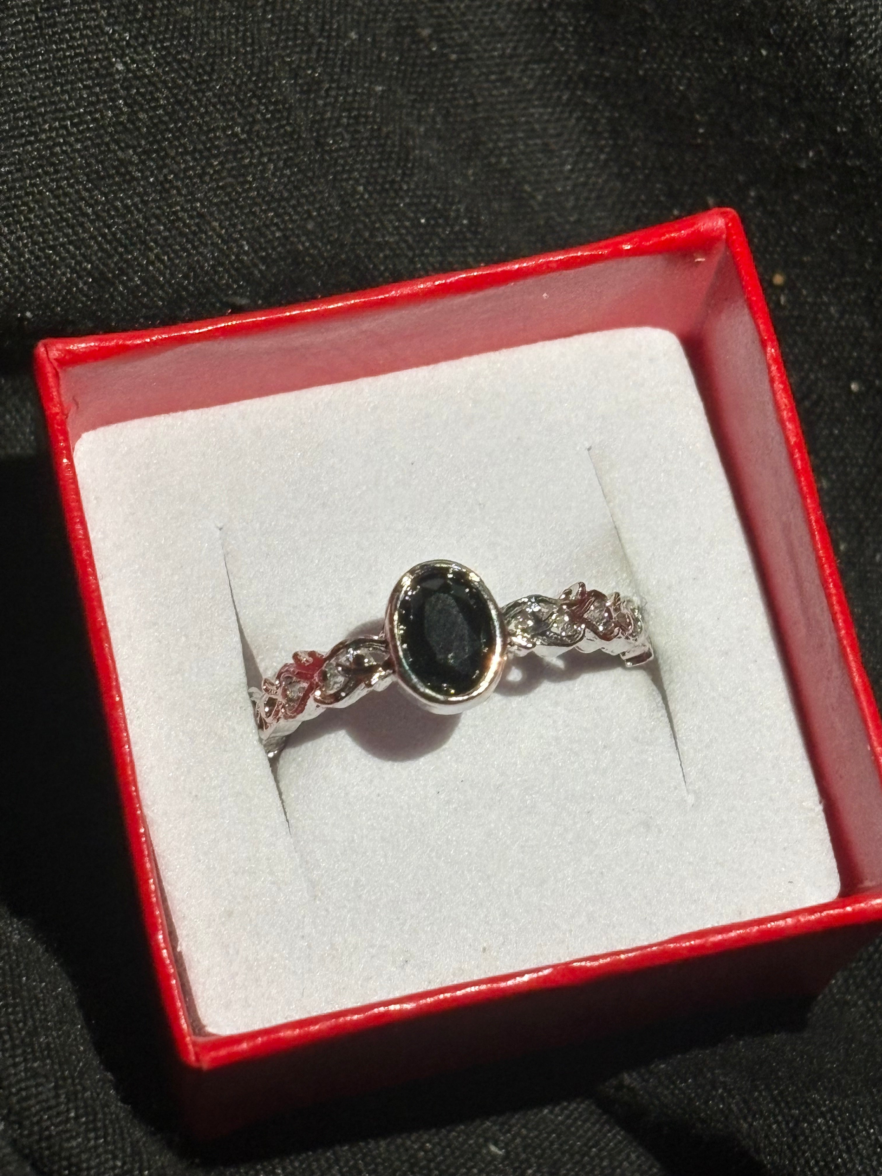 Black Obsidian Ring