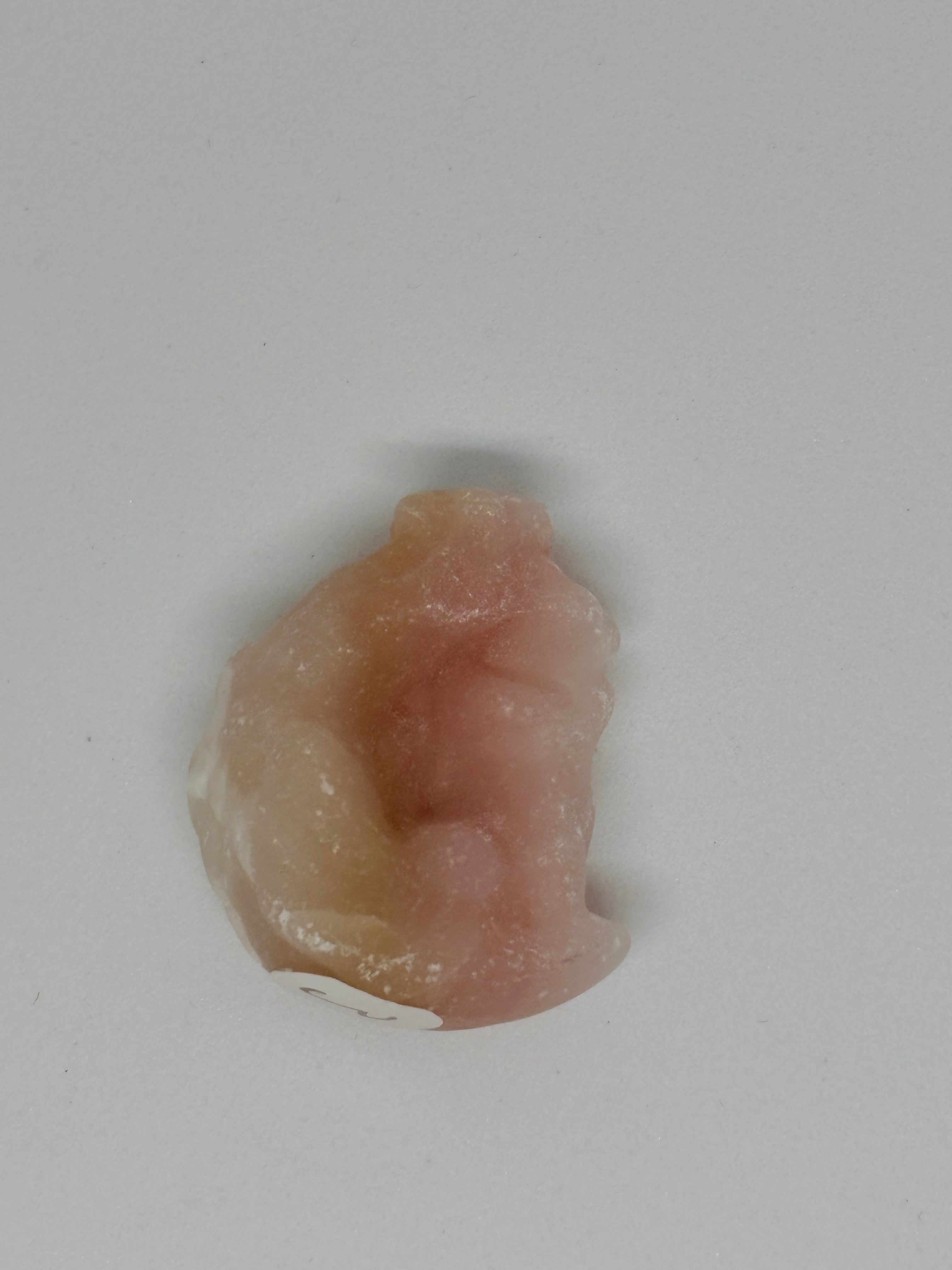 Pink Opal Wolf On Moon