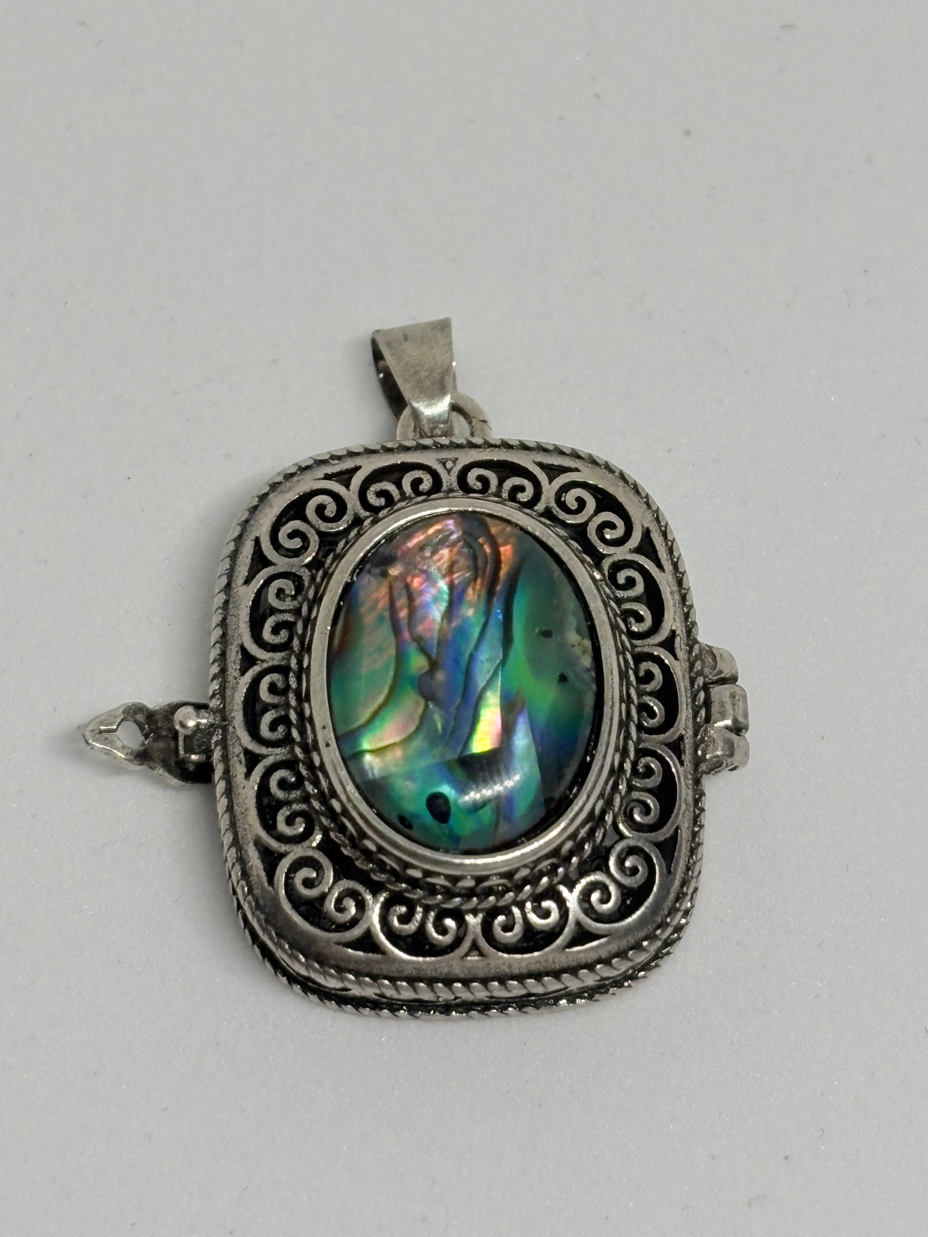 Abalone Shell Locket Pendant