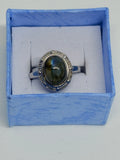 Labradorite Flashy Ring