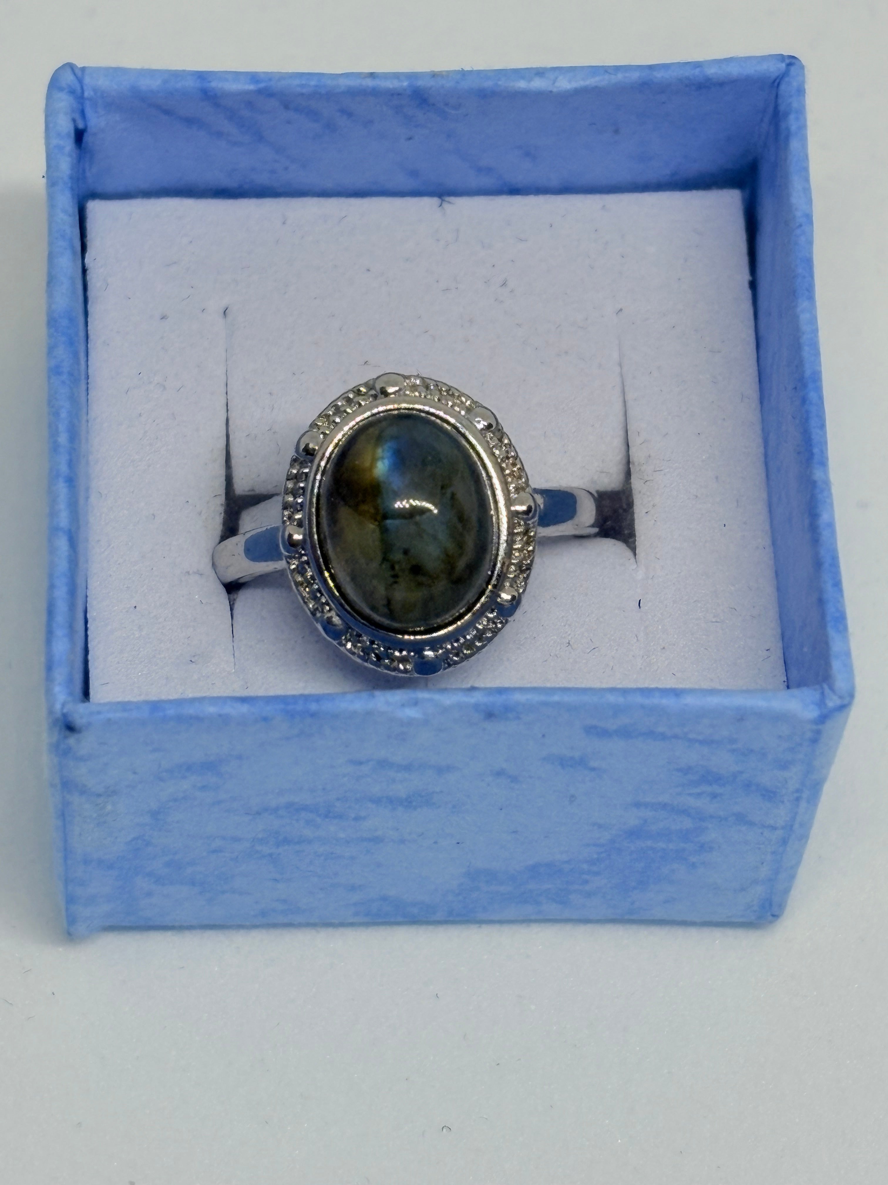 Labradorite Flashy Ring