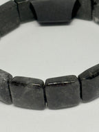 Black Rutilated Quartz Soft Bangle