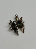 Silver Sheen Obsidian Locket Pendant
