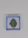 Green Strawberry Quartz Vintage Style Ring
