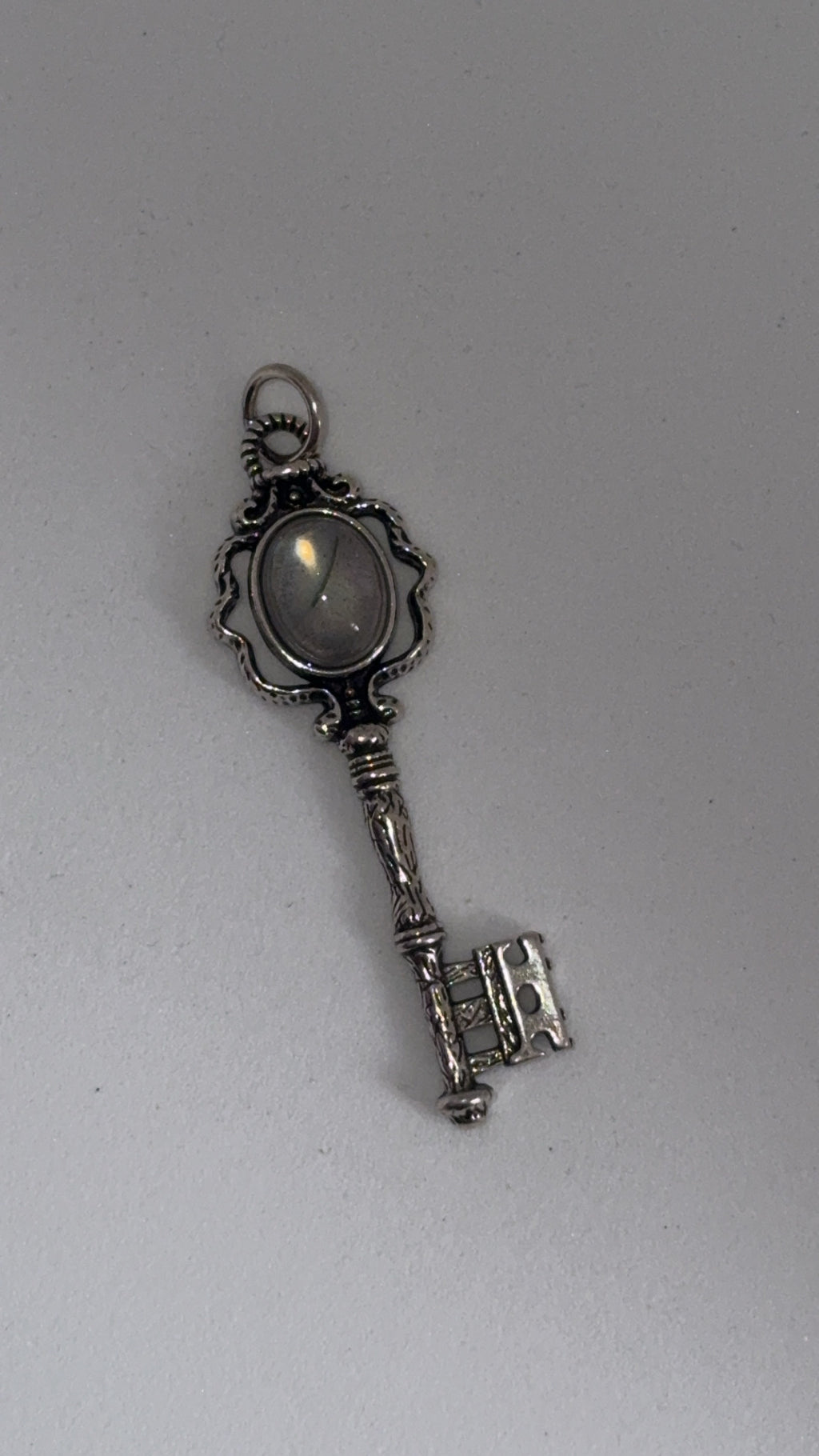 Labradorite Key Pendant