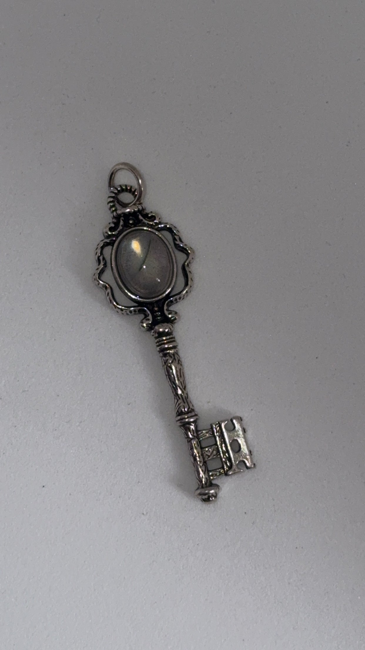 Labradorite Key Pendant