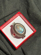 Labradorite Locket Ring