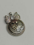 Black Shell Cameo Pendant
