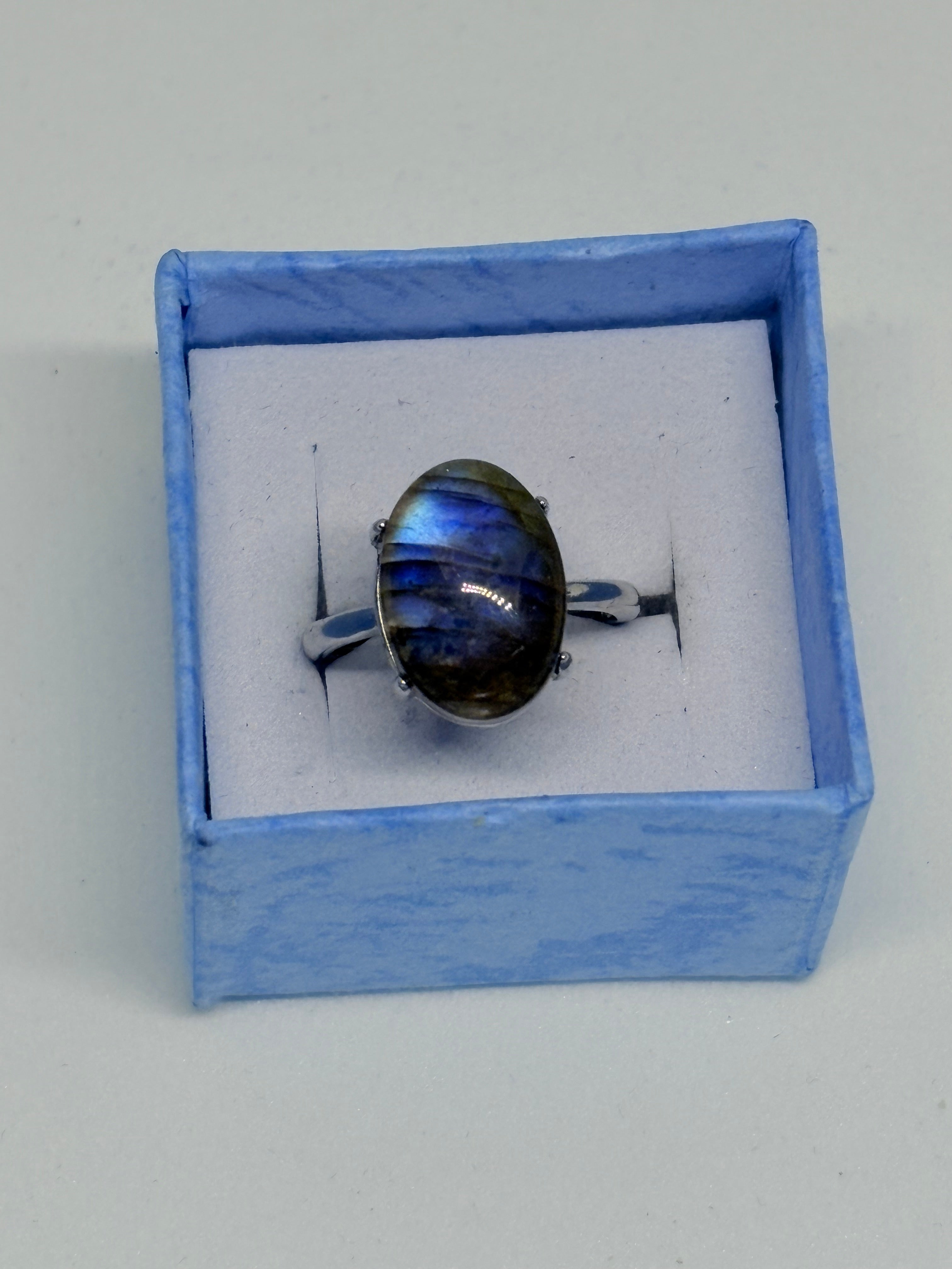 Labradorite Flashy Ring
