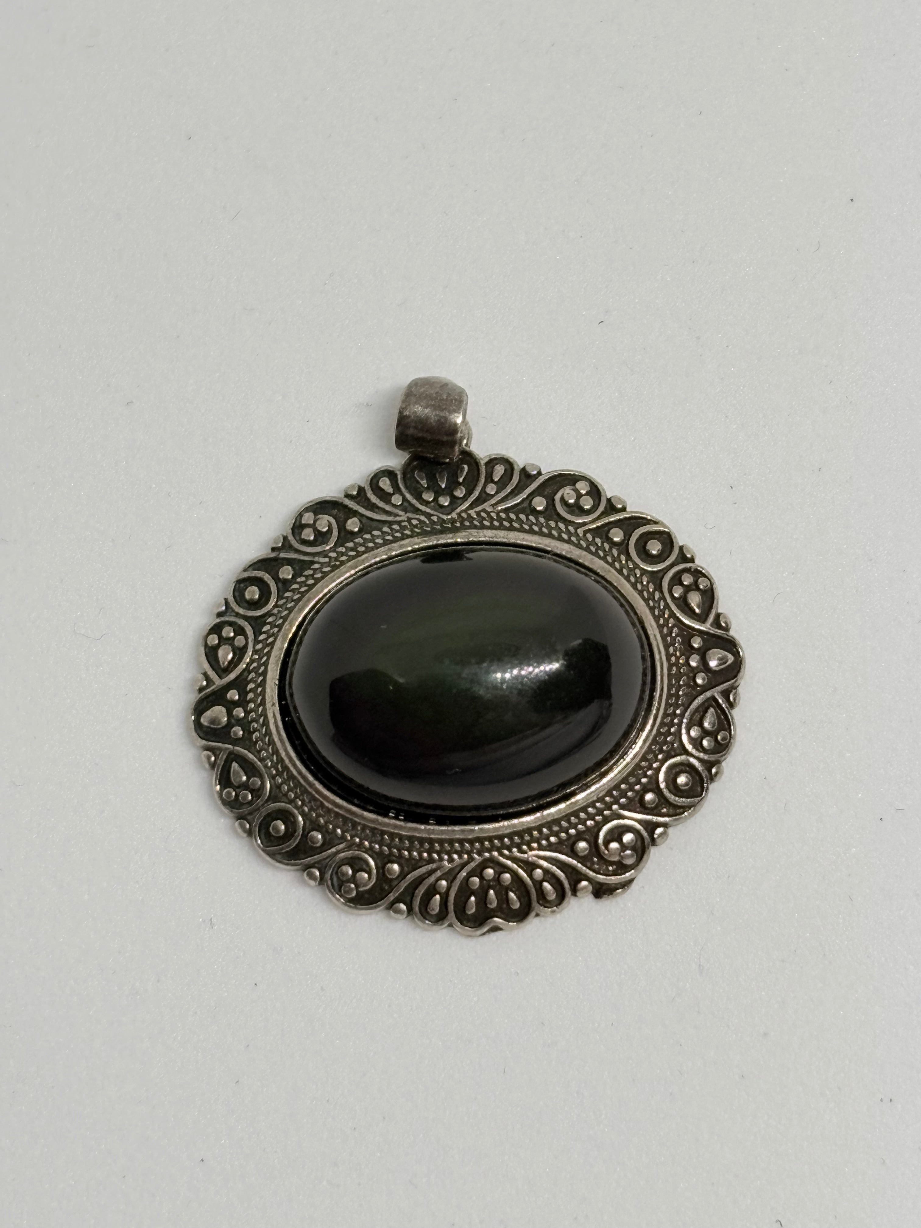 Rainbow Obsidian Pendant