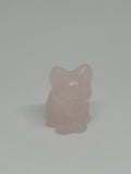 Rose Quartz Standing Cat