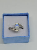 Opal Snake Ring