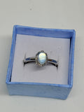 Aquamarine Simple Ring