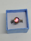 Purple Abalone Simple Ring
