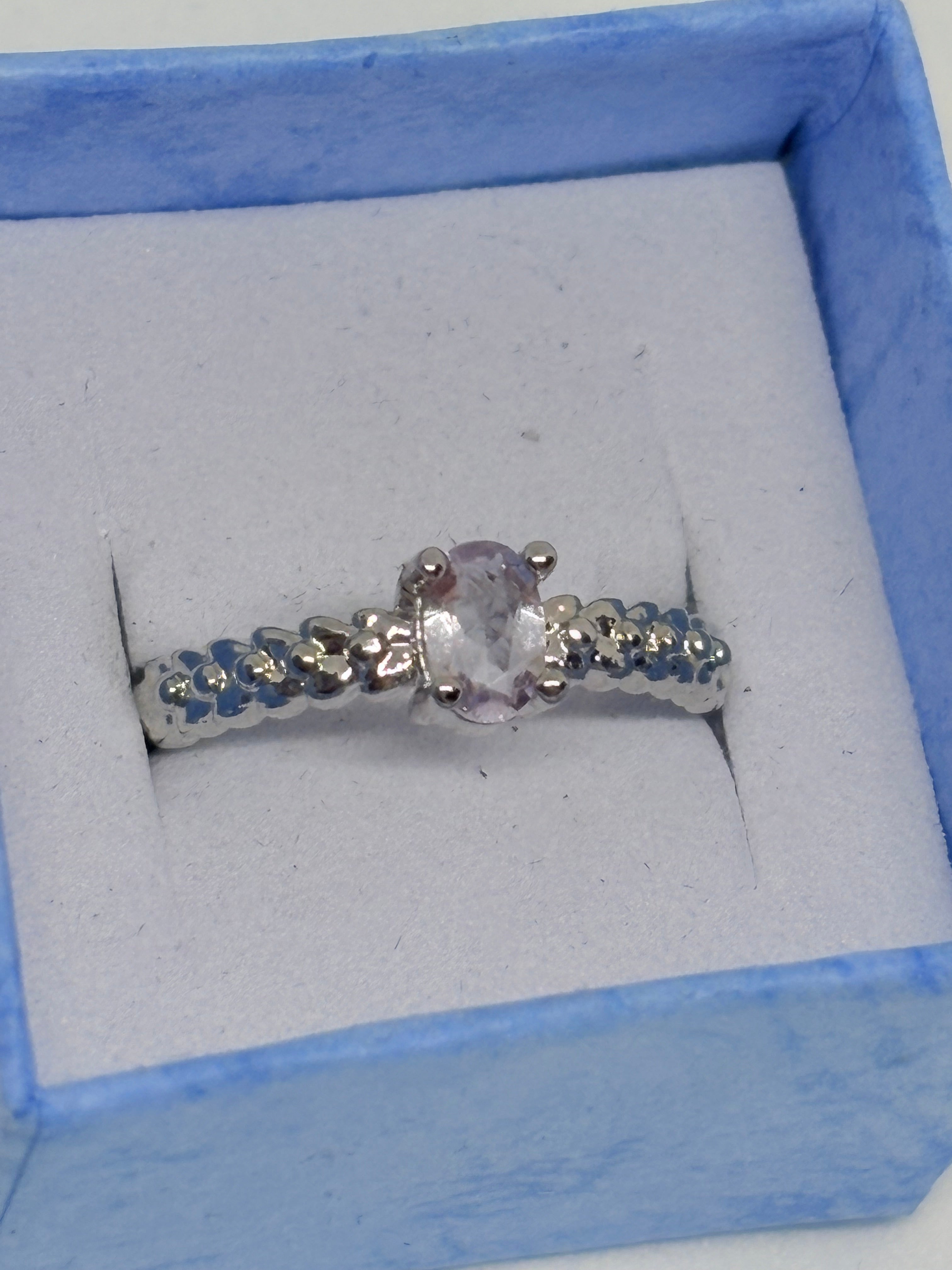Amethyst Simple Ring
