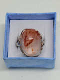 Chunky Fire Quartz Ring