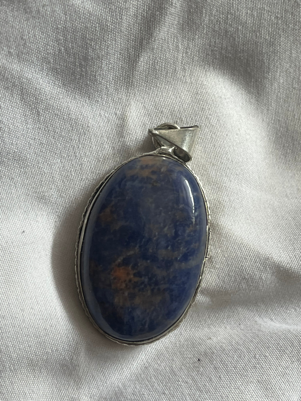 Lapis Lazuli 925 Plated Pendant
