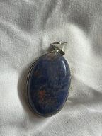 Lapis Lazuli 925 Plated Pendant
