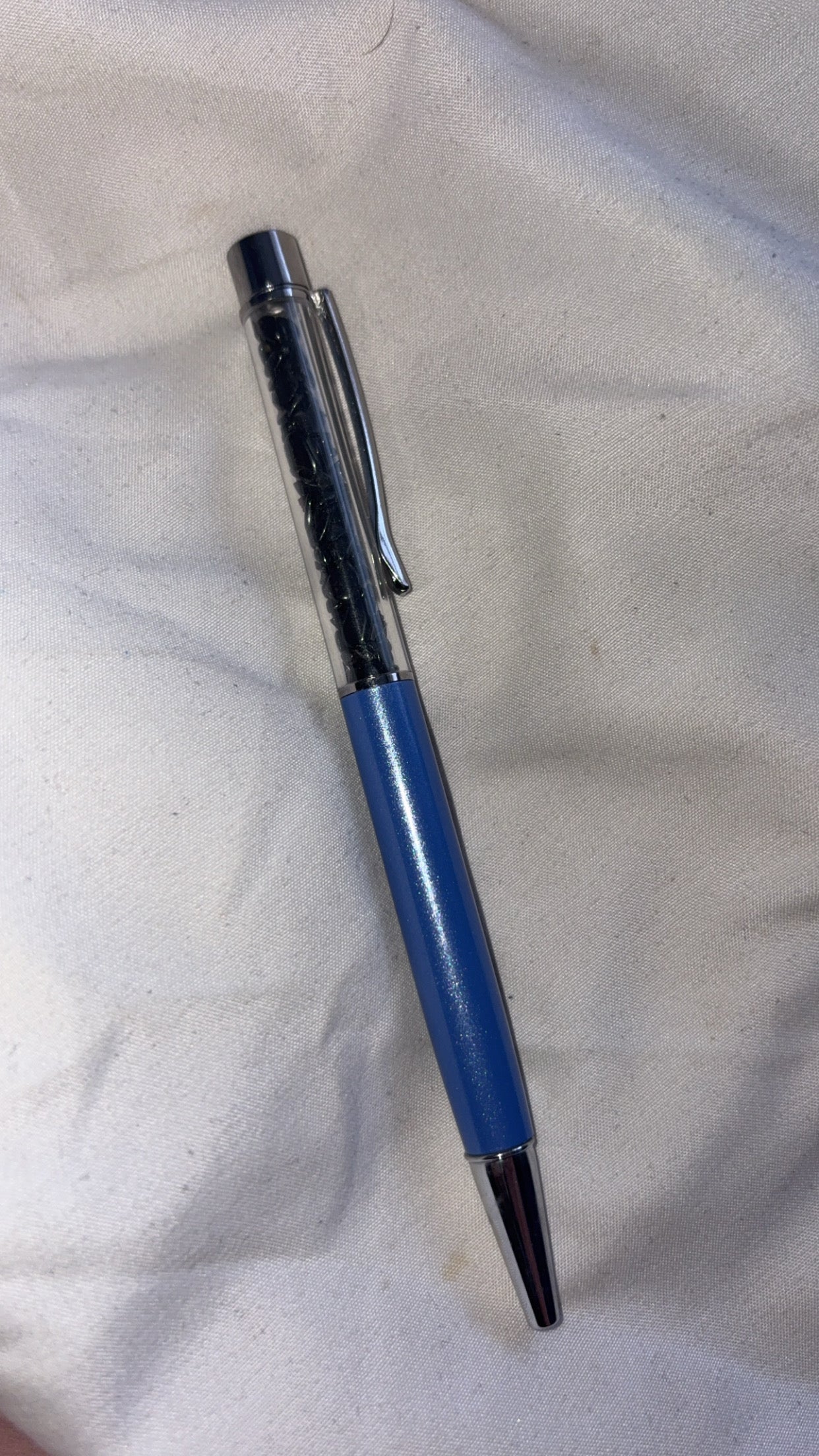Crystal Chip Pens • Blue
