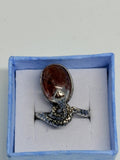 Garden Quartz Snake Ring