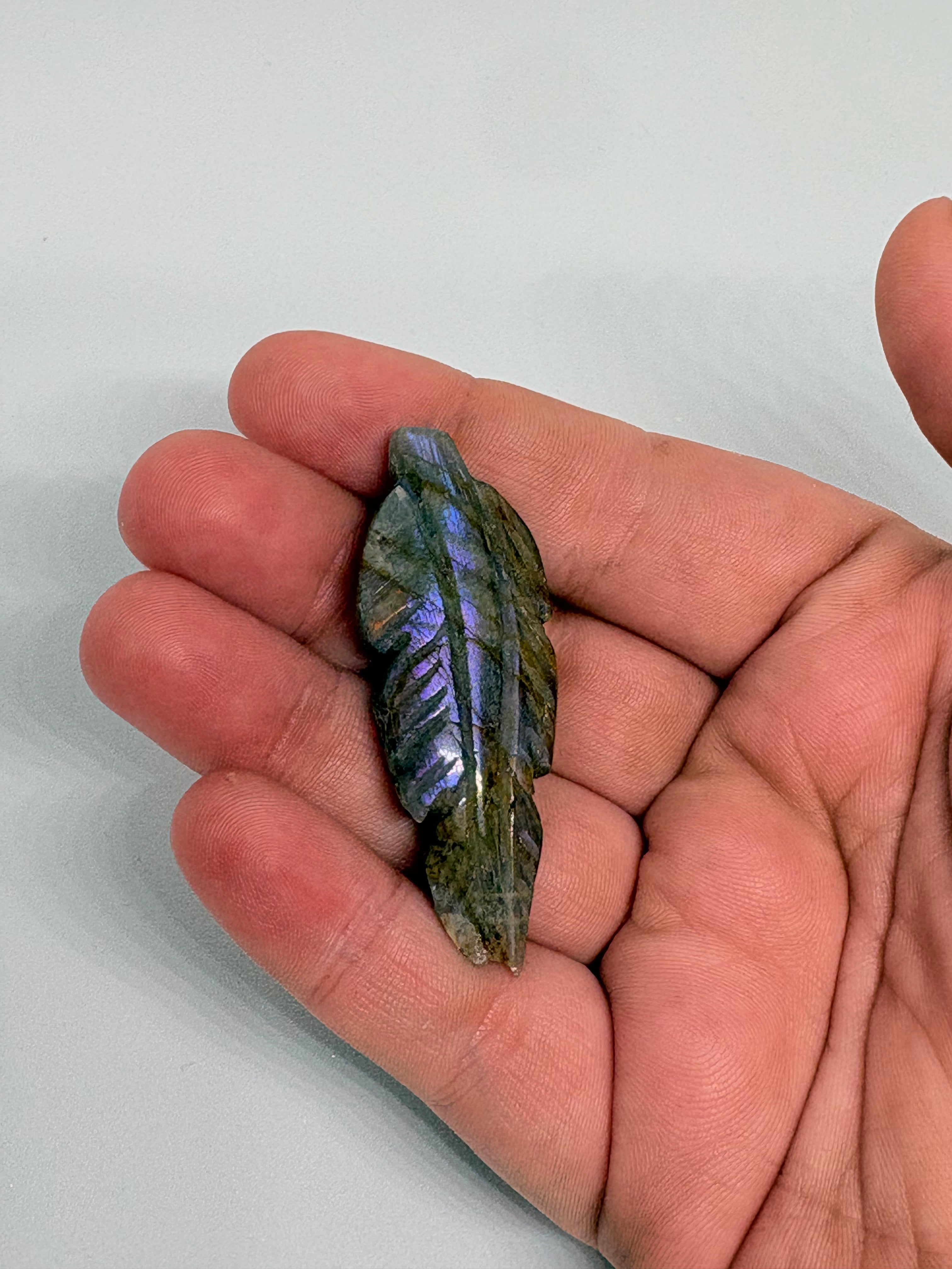Labradorite Flashy Leaf
