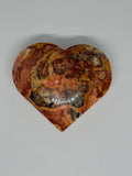 Crazy Lace Agate Heart