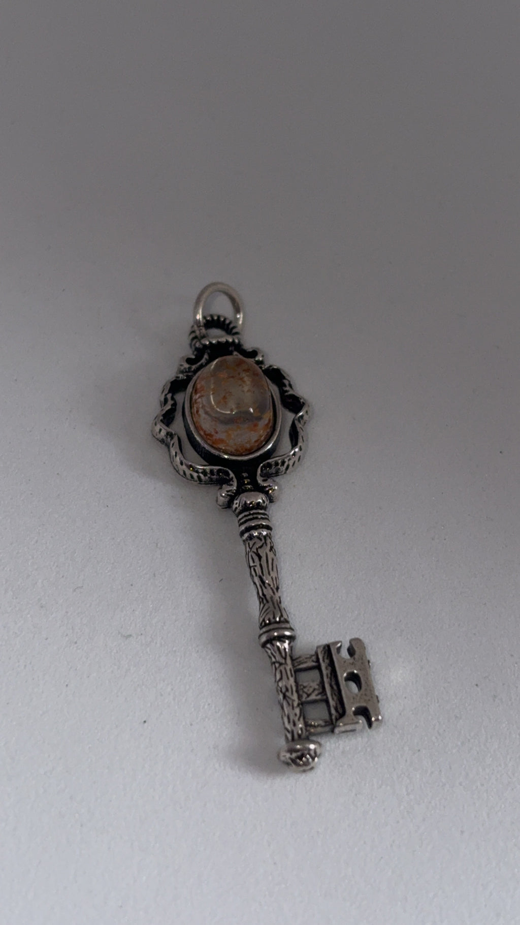 Garden Quartz Key Pendant