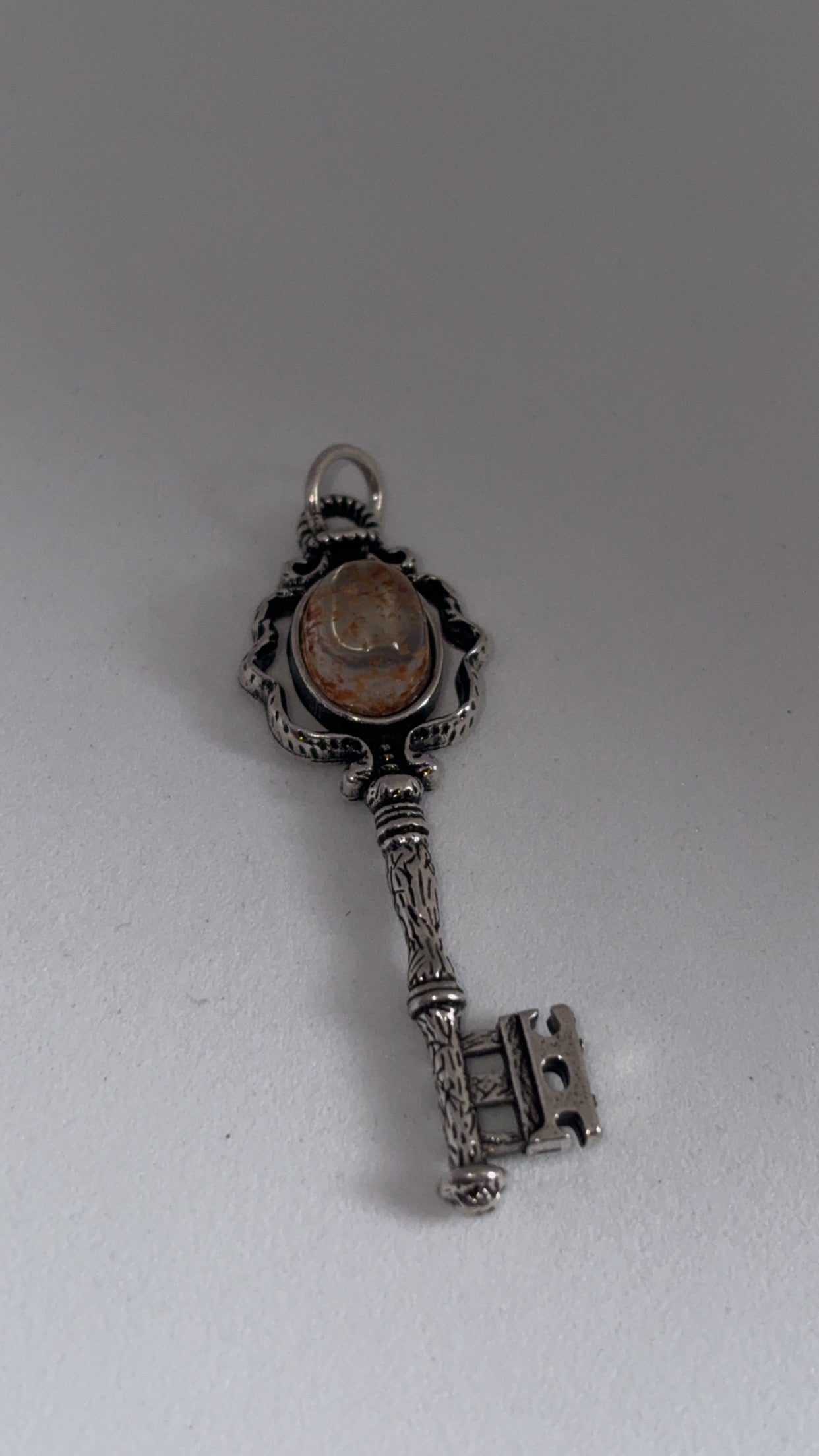 Garden Quartz Key Pendant