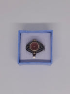 Strawberry Quartz Locket Ring