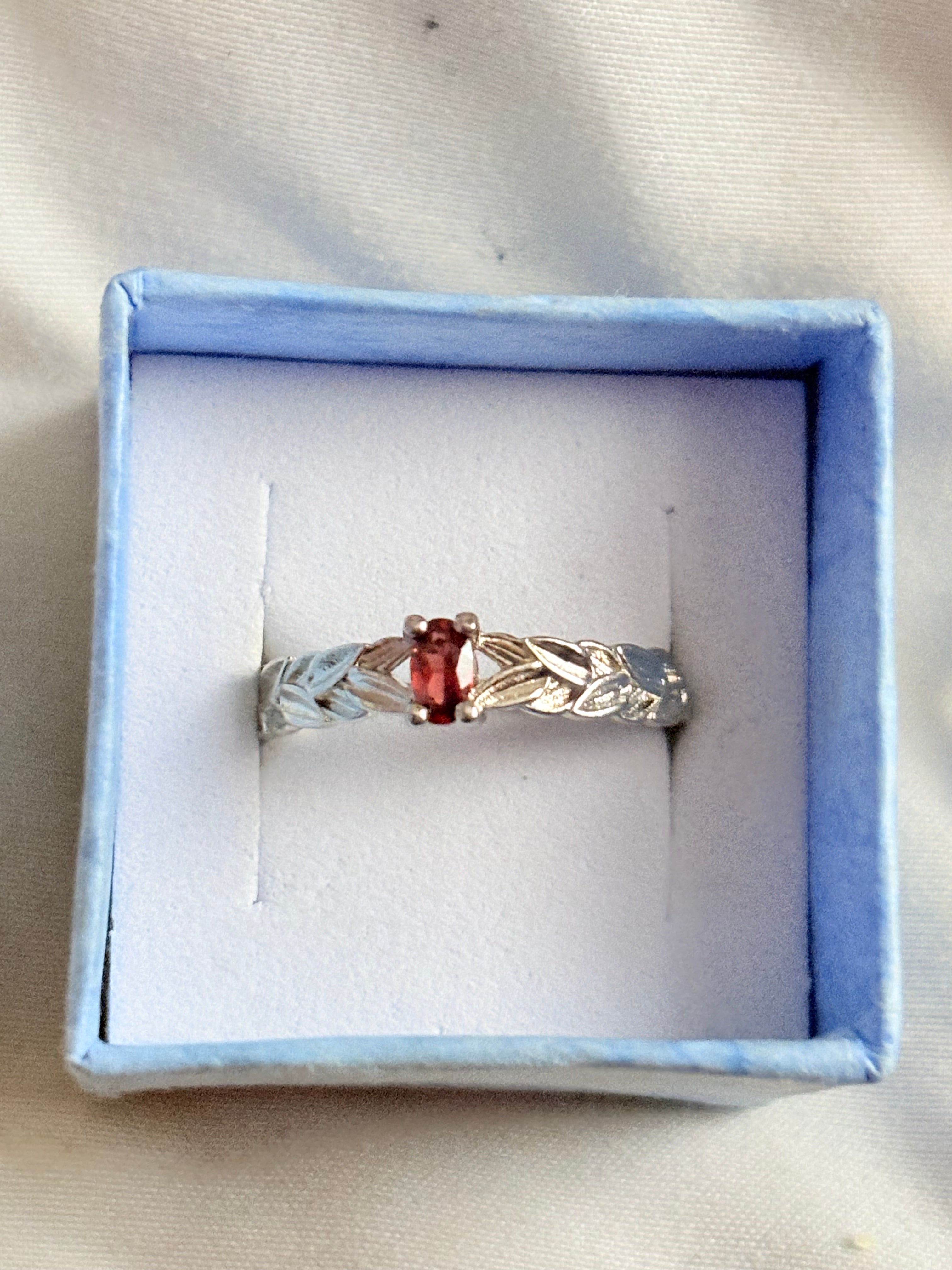 Garnet Whimsical Ring