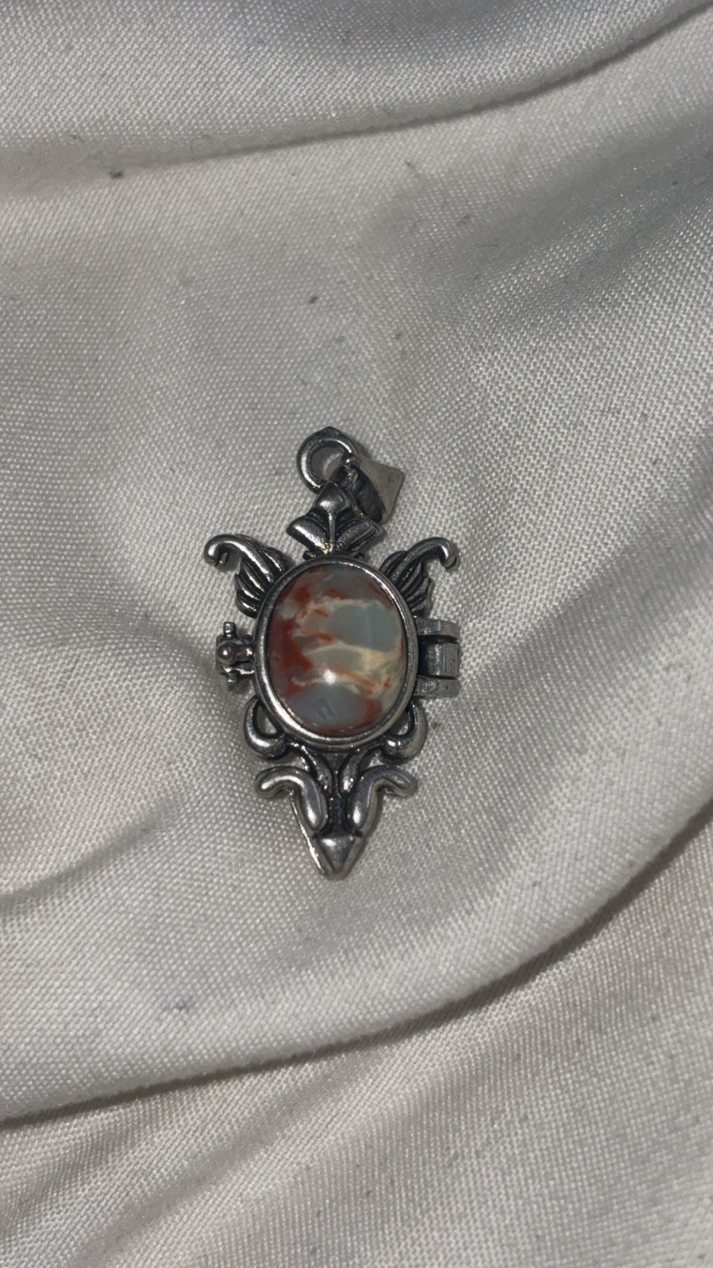 Agate Locket Pendant
