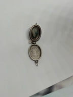 Moss Agate Locket Pendant